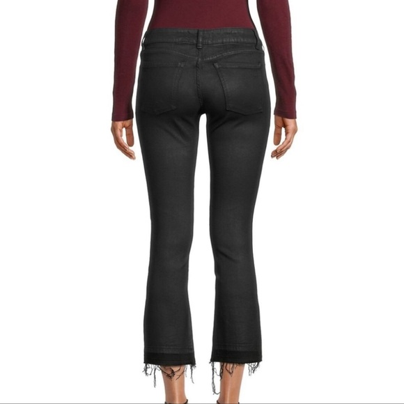 BUNDLE 3 FOR $75 DL1961 “Harker” black instasculpt crop flare jeans Size 27 - Picture 2 of 4